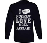 Noel Acciari I Love Boston Hockey Fan T Shirt