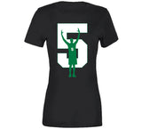 Kevin Garnett Number 5 Retirement Boston Basketball Fan v2 T Shirt