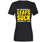 Leafs Suck Boston Playoff Hockey Fan T Shirt