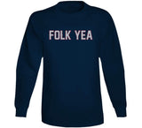 Folk Yea Nick Folk New England Football Fan T Shirt