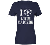 Luis Caicedo I Heart New England Soccer T Shirt