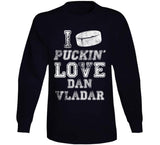 Dan Vladar I Love Boston Hockey Fan T Shirt