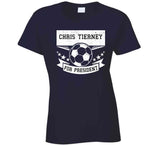 Chris Tierney For President New England Soccer T Shirt