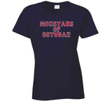 Monstahs of Octobah Champions Boston Baseball Fan T Shirt