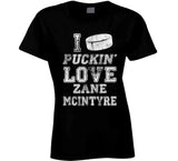 Zane McIntyre I Love Boston Hockey Fan T Shirt