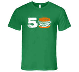 Jayson Tatum 50 Burger Boston Basketball Fan V2 T Shirt