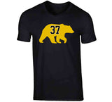 Patrice Bergeron Bear Silhouette 37 Boston Hockey Fan T Shirt