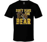 Dont Poke The Bear Boston Hockey Fan Distressed T Shirt
