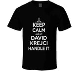 David Krejci Keep Calm Boston Hockey Fan T Shirt