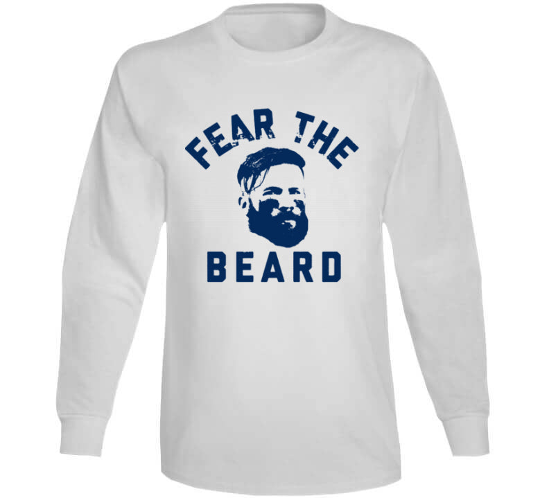 Julian Edelman Fear The Beard New England Football T Shirt BeantownTshirts