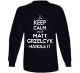 Matt Grzelcyk Keep Calm Boston Hockey Fan T Shirt