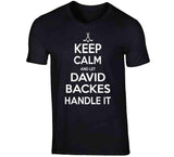 David Backes Keep Calm Boston Hockey Fan T Shirt