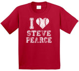 Steve Pearce I Heart Boston Baseball Fan T Shirt