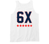 6 Time World Champs New England Football Fan T Shirt