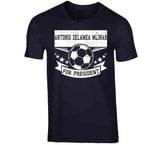 Antonio Delamea Mlinar For President New England Soccer T Shirt