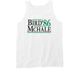 Boston 86 Champions Bird Mchale 86 Boston Basketball Fan T Shirt