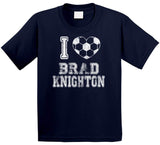 Brad Knighton I Heart New England Soccer T Shirt