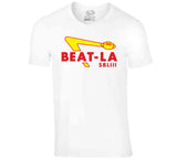 Funny Beat LA in out Parody New England Football Fan T Shirt