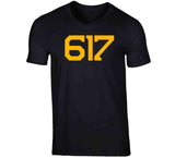 Boston Area Code Boston Hockey Fan T Shirt