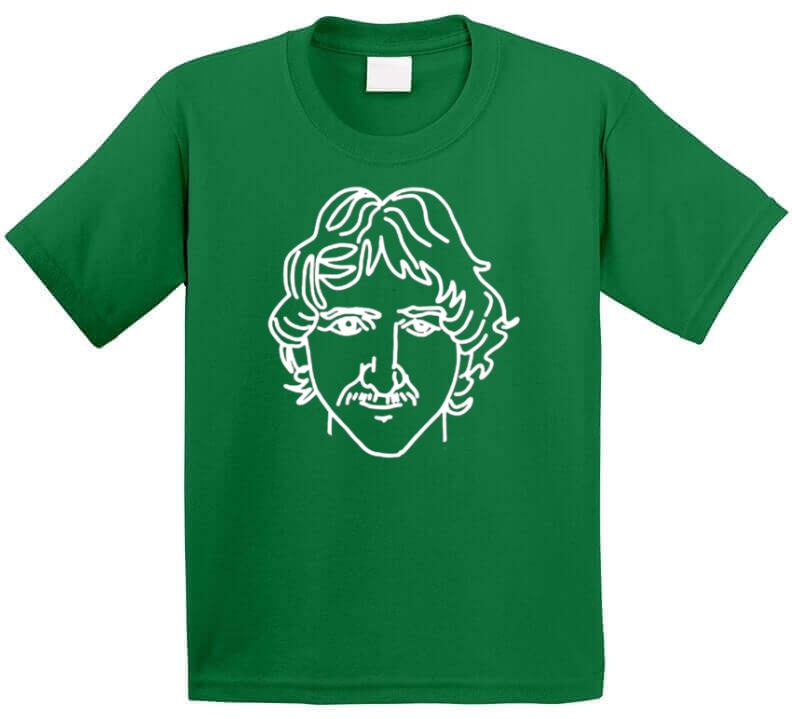 Larry Bird, green uni T-Shirt