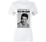 New England Wins Again Biff Back To The Future  Football Fan T Shirt