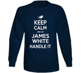 James White Keep Calm New England Football Fan T Shirt