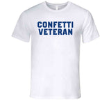Confetti Veteran Champions New England Football Fan T Shirt