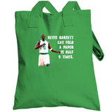 Kevin Garnett Paper Folding Quote Boston Basketball Fan T Shirt