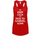 Gabriel Somi Keep Calm Pass To New England Soccer T Shirt
