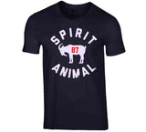 Rob Gronkowski Spirit Animal Goat New England Football Fan T Shirt