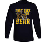 Dont Poke The Bear Boston Hockey Fan Distressed T Shirt