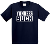 Yankees Suck Boston Baseball Fan T Shirt