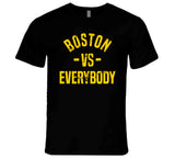 Boston Vs Everybody Hockey Fan Distressed T Shirt