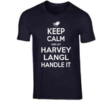 Harvey Langl Keep Calm New England Football Fan T Shirt