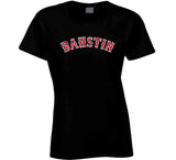 Bahstin Boston Baseball Fan Distressed T Shirt