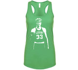 Larry Bird The Legend Boston Basketball Fan Silhouette T Shirt