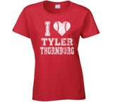 Tyler Thornburg I Heart Boston Baseball Fan T Shirt