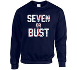 Seven or Bust New England Football Fan T Shirt