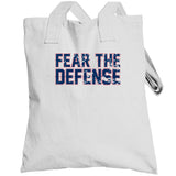 Fear The Defense New England Football Fan T Shirt