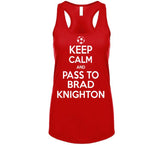 Brad Knighton Keep Calm Pass To New England Soccer T Shirt