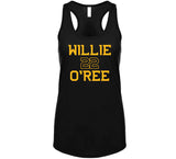 Willie O'ree 22 Pioneer Boston Hockey Fan T Shirt