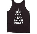 David Backes Keep Calm Boston Hockey Fan T Shirt