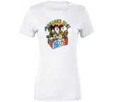 Retro Boston Basketball Fan Boston 6 Pack Caricature Ainge Bird Parish T Shirt