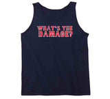 Whats The Damage Boston Baseball Fan T Shirt