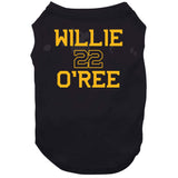 Willie O'ree 22 Pioneer Boston Hockey Fan T Shirt