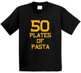 David Pastrnak 50 Plates Of Pasta Boston Hockey Fan T Shirt