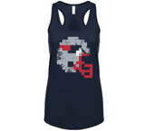 8 Bit Helmet New England Football Fan Distressed T Shirt