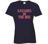 Savages In The Box Boston Baseball Fan T Shirt