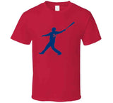 David Ortiz Big Papi Home Run Silhouette 34 Boston Baseball T Shirt