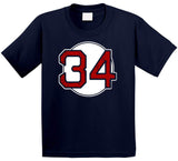 David Ortiz Big Papi 34ever Boston Baseball T Shirt